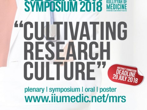 INVITATION TO PARTICIPATE IN THE MEDICAL RESEARCH SYMPOSIUM (MRS) 2018