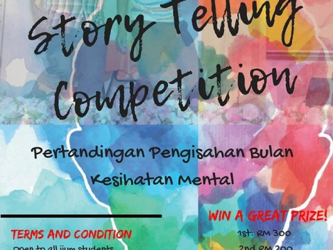 STORY TELLING COMPETITION 2018 #KNOW YOUR WORTH