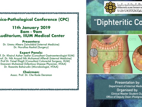 KOM CPC - Internal Medicine - Diphteritic Colitis