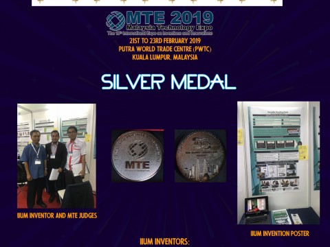 Congratulations to Prof. Dato' Mansor  and Ir. Dr. Fairullazi on securing Silver Medal in MTE 2019!