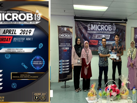 KOD students for winning "Second Place" during Intervarsity Microbiology Quiz Challenge 2019