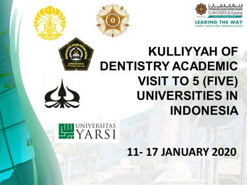 Kulliyyah of Dentistry Academic Visit to Universities in Indonesia