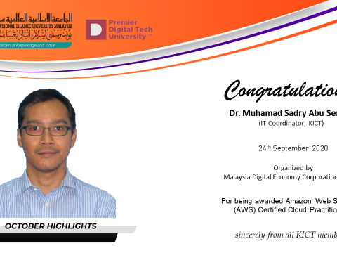 Congratulations  to Dr, Muhamad Sadry Abu Seman