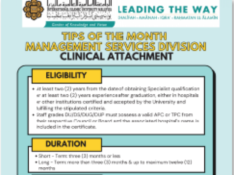 Tips of the Month : Clinical Attachment