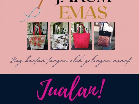 Project Jarum Emas : Handicraft Bags Booth (Tuesday, 22 February 2022)