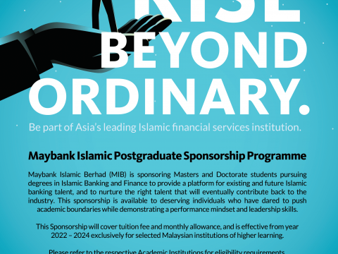 Maybank Islamic Postgraduate Sponsorship Programme