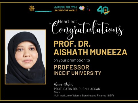 Heartiest Congratulations to Prof. Dr. Aishath Muneeza