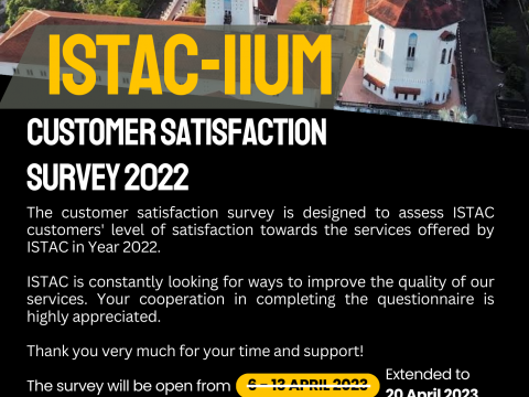 EXTENSION OF ISTAC CUSTOMER SATISFACTION SURVEY 2022