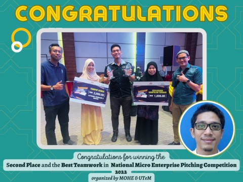 Congratulations to IIUM InsuJab team who participated in National Micro-Enterprise Pitching Competition 2022