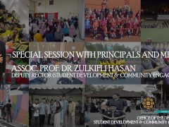 SPECIAL SESSION BETWEEN DEPUTY RECTOR (STUDENT DEVELOPMENT & COMMUNITY ENGAGEMENT) WITH PRINCIPALS AND ALL MRC MEMBERS