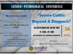 "Severe Colitis: Beyond A Diagnosis" - KOM CPC by Dept. of Internal Medicine - 26 April 2019