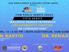 RE:Action – Youth Engaged IIUM Public Debate Series  (Fifth Debate)2019