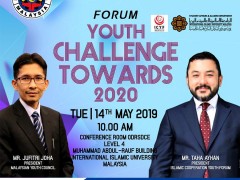 INVITATION TO ATTEND A FORUM ON YOUTH CHALLENGE TOWARDS 2020
