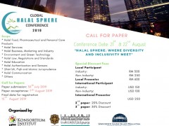 INVITATION TO PARTICIPATE IN THE GLOBAL HALAL SPHERE CONFERENCE 2019