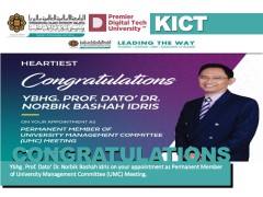 Congratulations Ybhg. Prof. Dato’ Dr. Norbik Bashah Idris