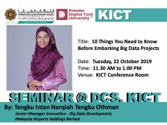Seminar at DCS, KICT 
