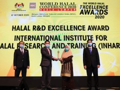 INHART receives Halal R&D Excellence Award 2020