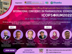 Invitation and Call for Extended Abstract: International Conference on Pharmaceutical Sciences (ICOPS@IIUM)
