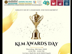 IIUM Pagoh: ARCOM Students’ Achievement in KLM Awards Day 2022