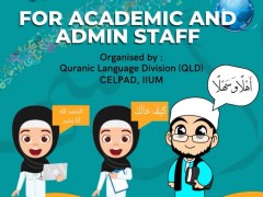 FREE ARABIC CLASS FOR ACADEMIC AND ADMINISTRATIVE STAFF