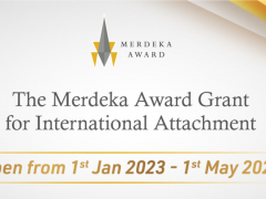 DEADLINE: 1st May 2023, The 2023 Merdeka Award Grant for International Attachment