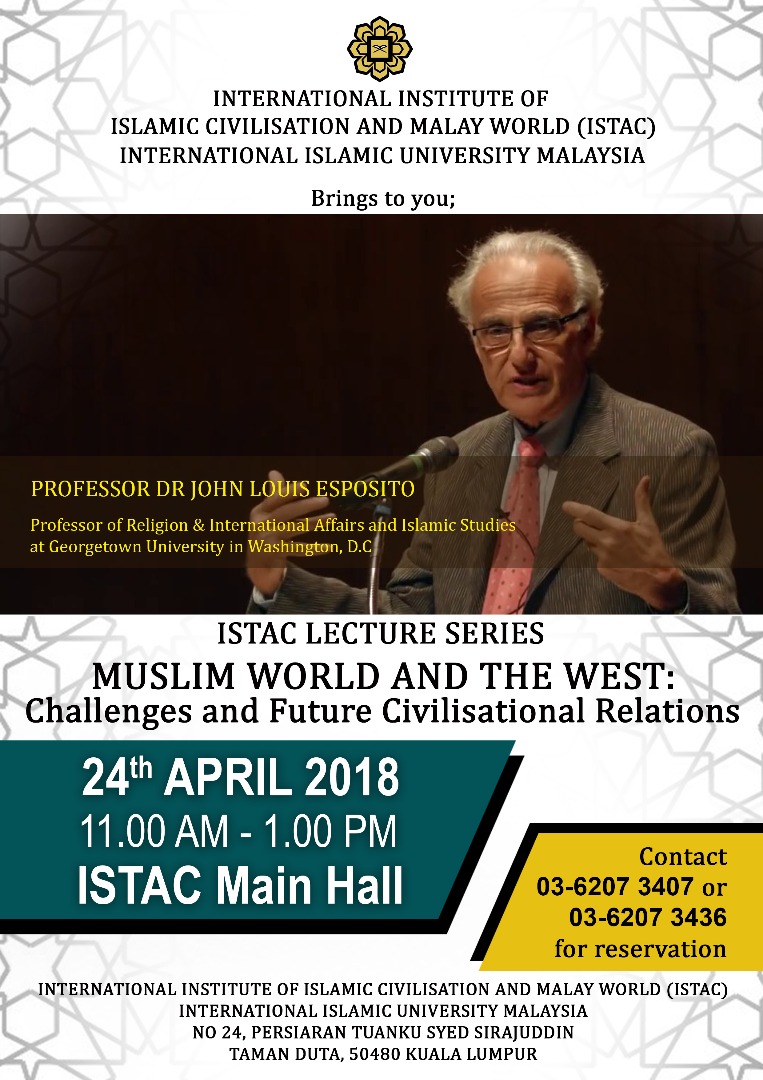 Muslim World and the West: Challenges and the Future Civilisational Relations
