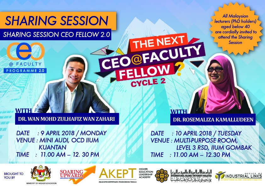 CEO @ FACULTY PROGRAM 2.0 (SHARING SESSION)