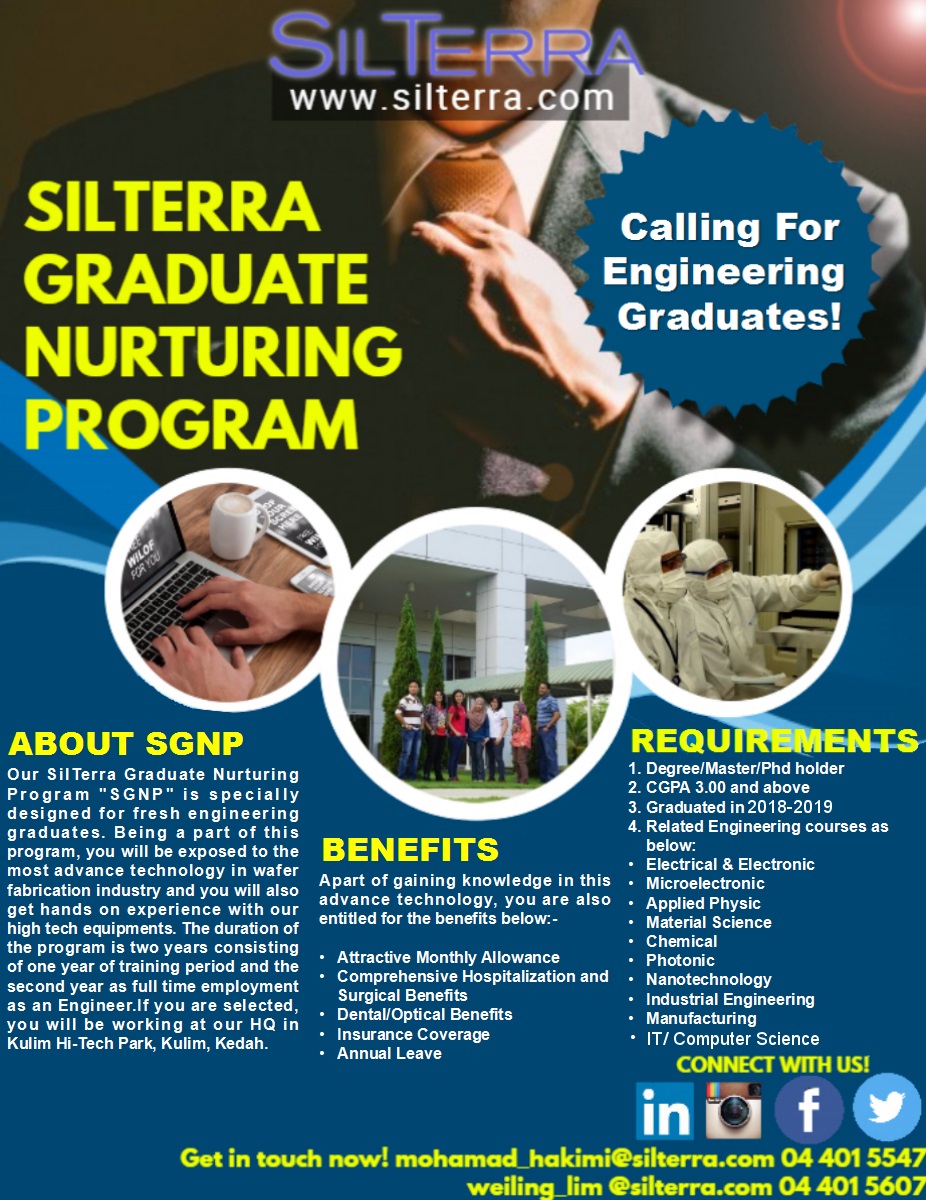 Career Talk by Silterra Malaysia Sdn Bhd