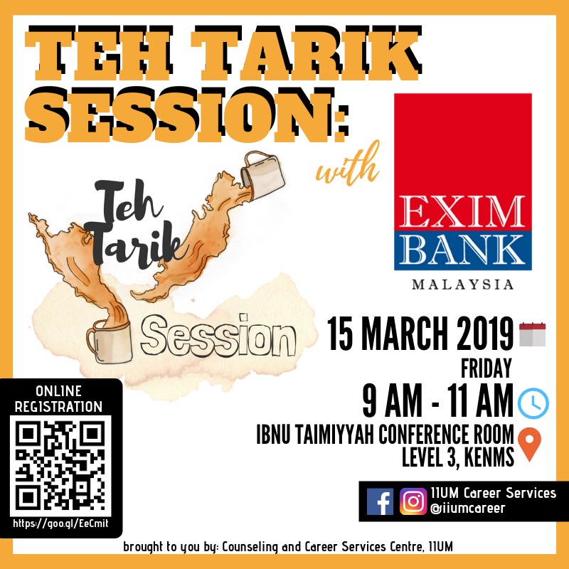 Teh Tarik Session with EXIM Bank