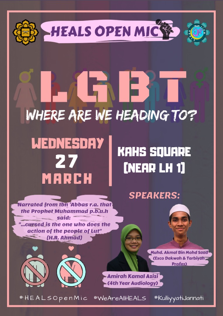 HEALS Open MIC: LGBT... Where Are We Heading To?