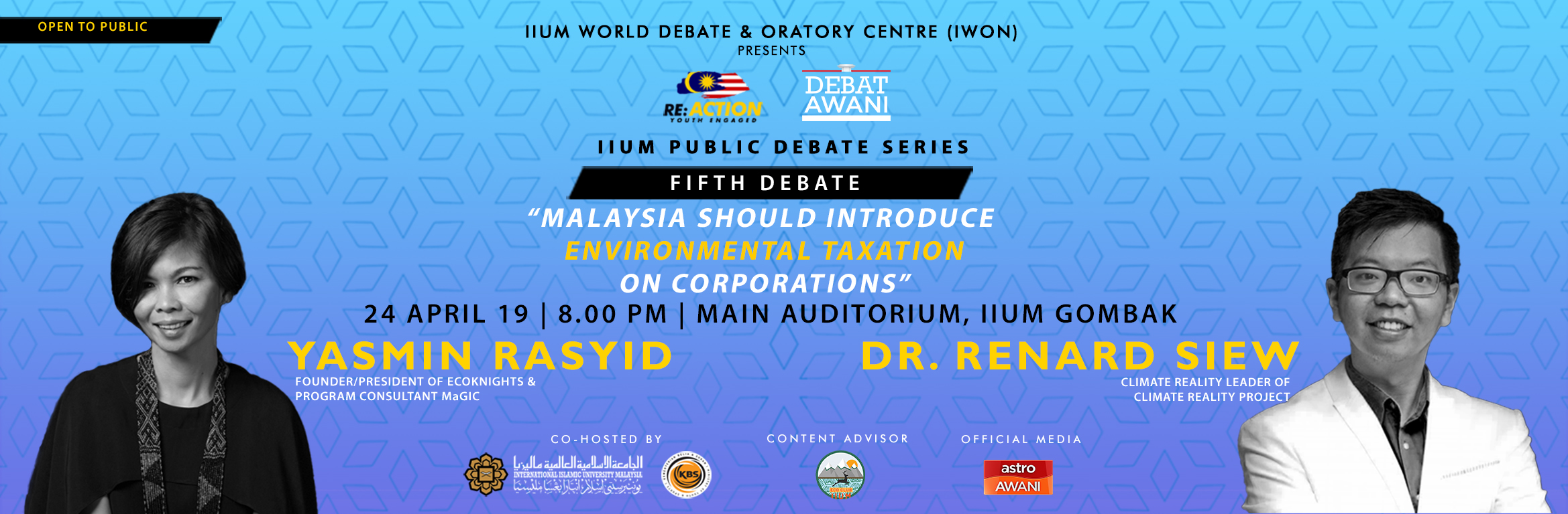 IIUM Public Debate Series #5 : Malaysia Should Introduce Environmental Taxation on Corporations"