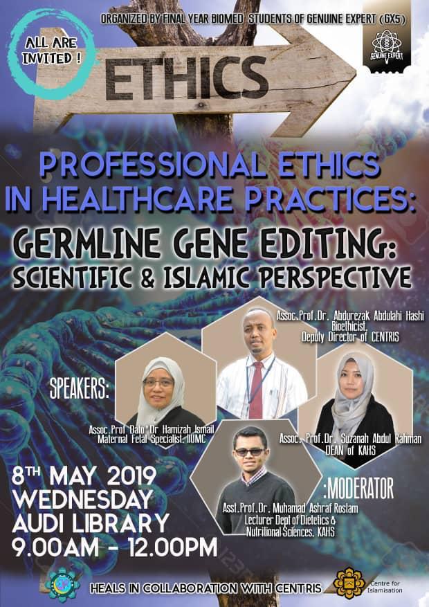 A talk on Germline Gene Editing: Scientific & Islamic Perspectives