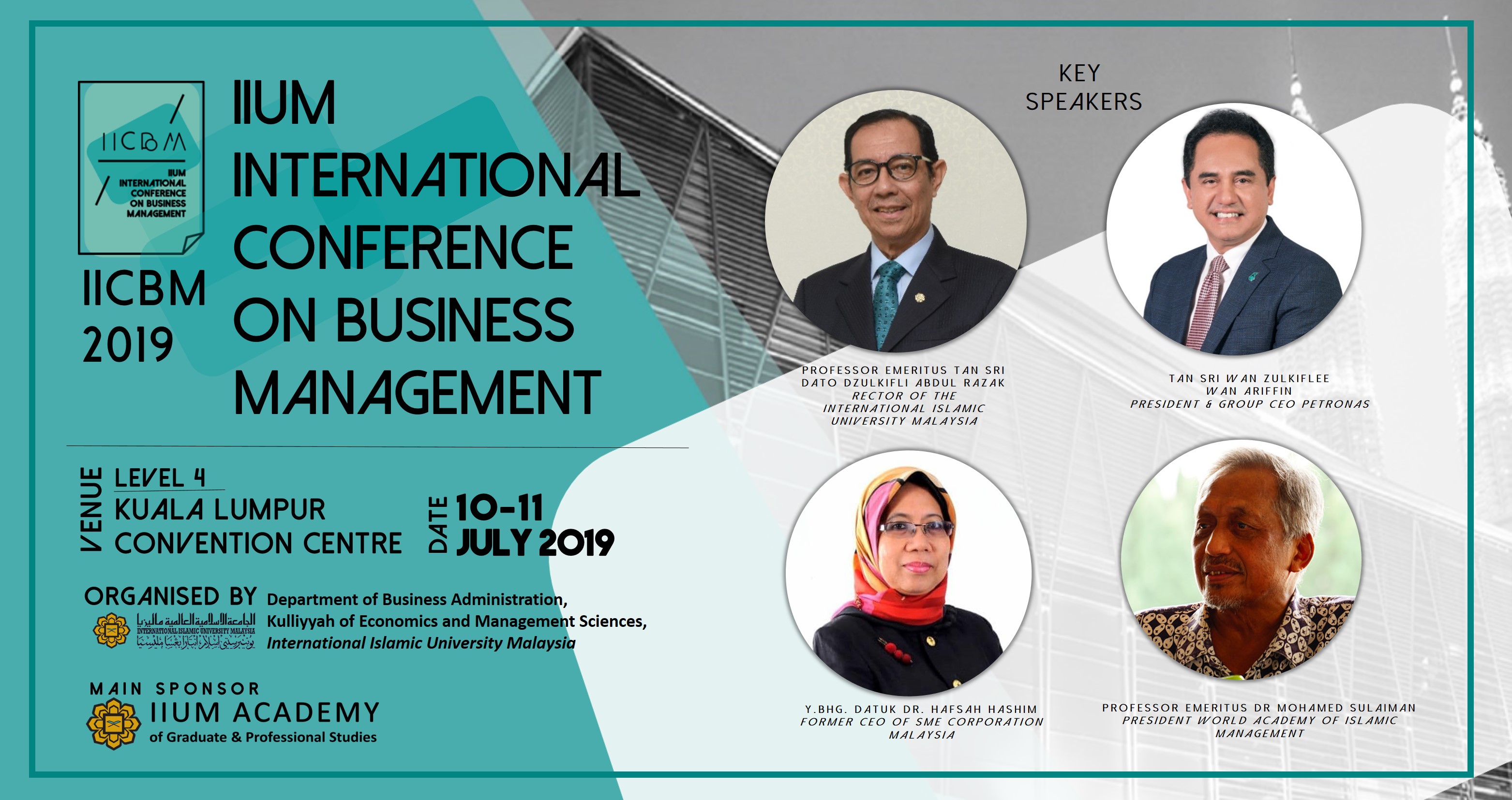 IIUM International Conference on Business Management (IICBM 2019)