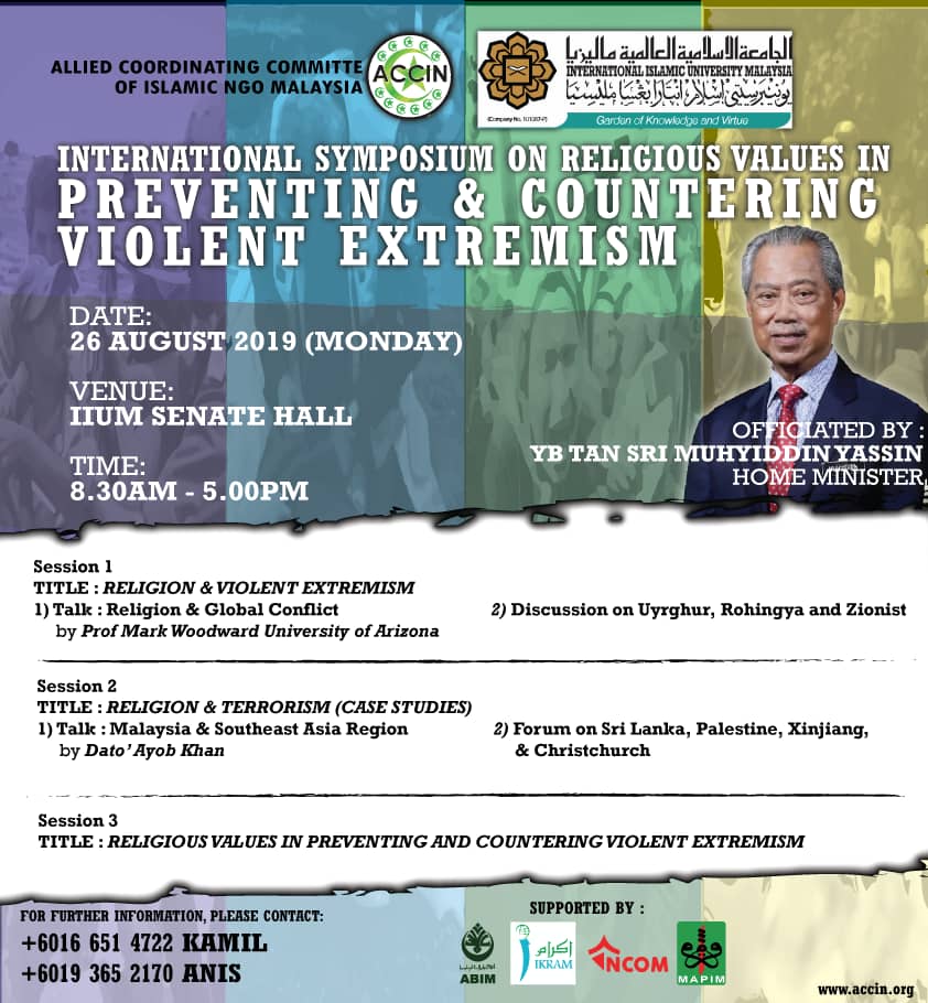 INTERNATIONAL SYMPOSIUM ON RELIGIOUS VALUES IN PREVENTING & COUNTERING VIOLENT EXTREMISM