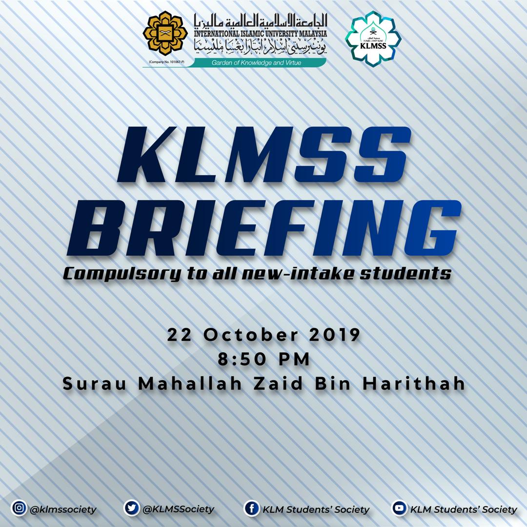 KLMSS Briefing