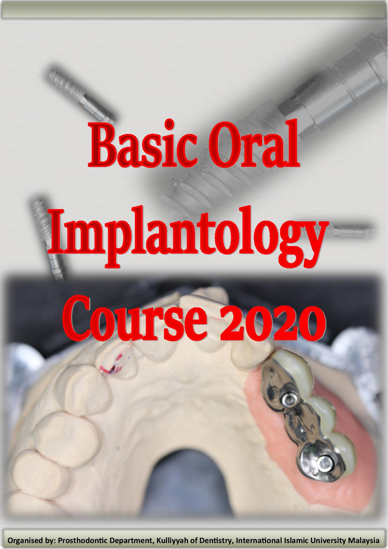 Basic Oral Implantology Course 2020