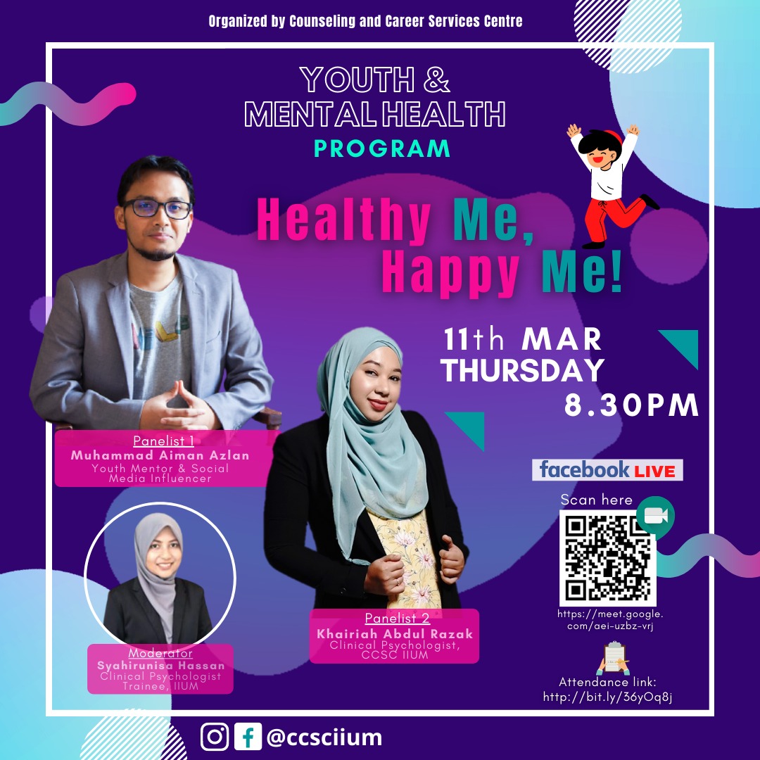 Youth and Mental Health Programme: HEALTHY ME, HAPPY ME