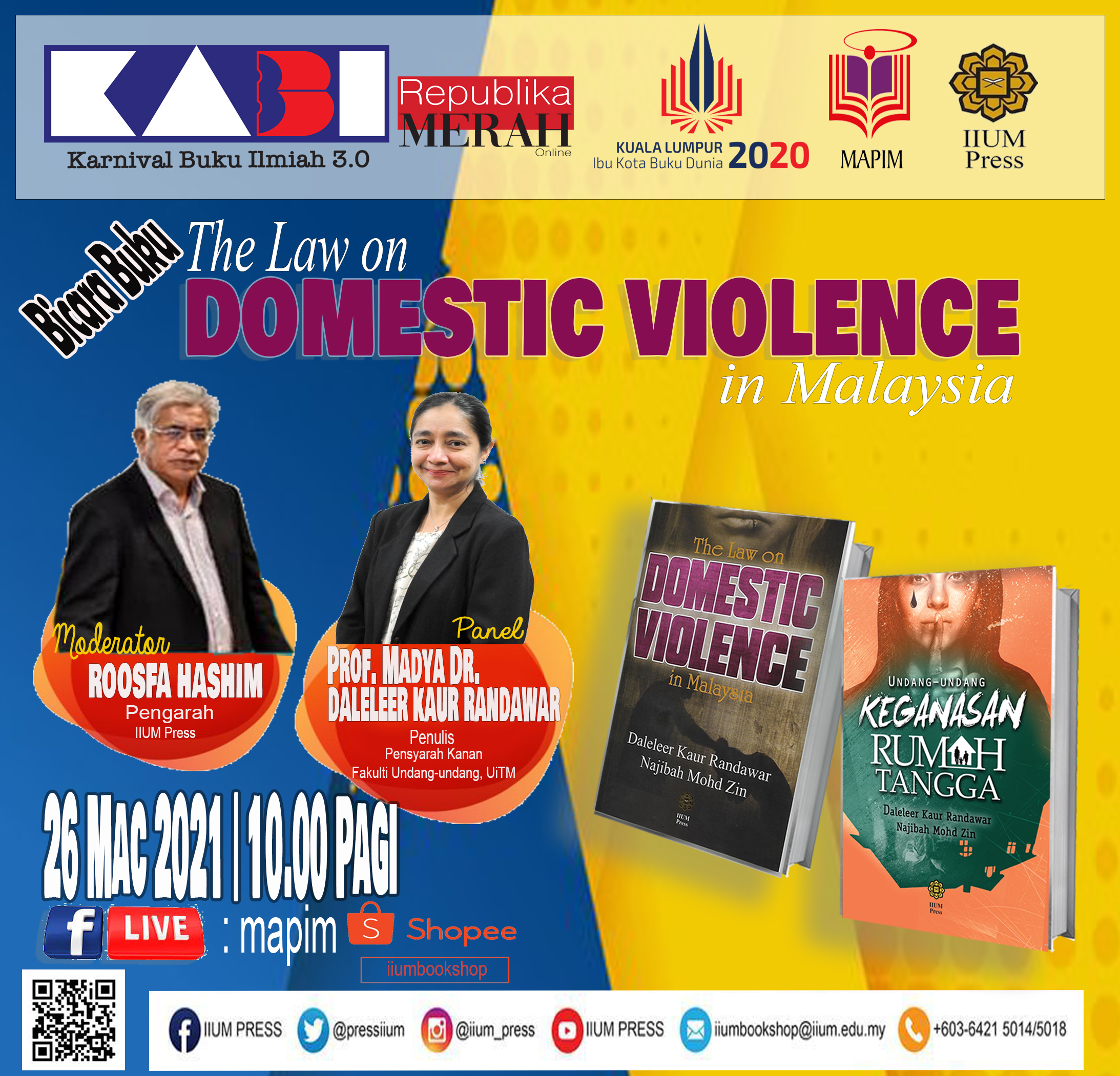 BOOK TALK: The Law on Domestic Violence in Malaysia