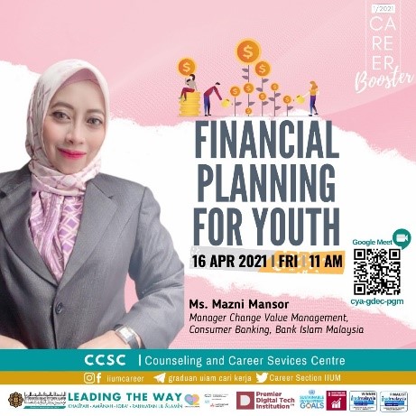 CAREER BOOSTER 1/2021: FINANCIAL PLANNING FOR YOUTH