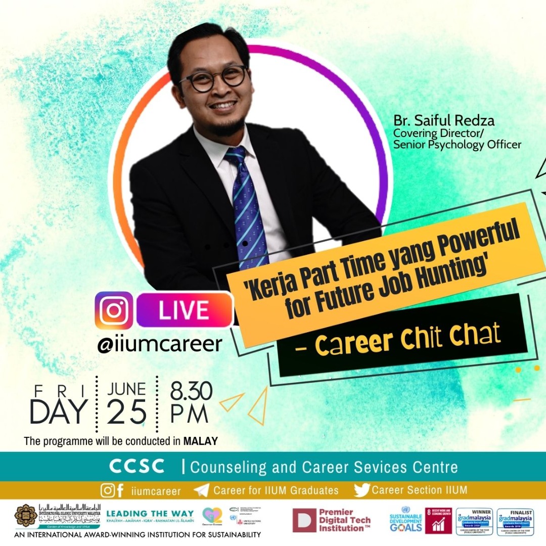 Career Chit-Chat 5/2021: "Kerja Part-time yang Powerful for Future Job Hunting"