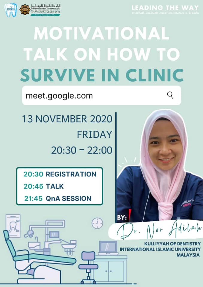 Motivational Talk on How to Survive in Clinic