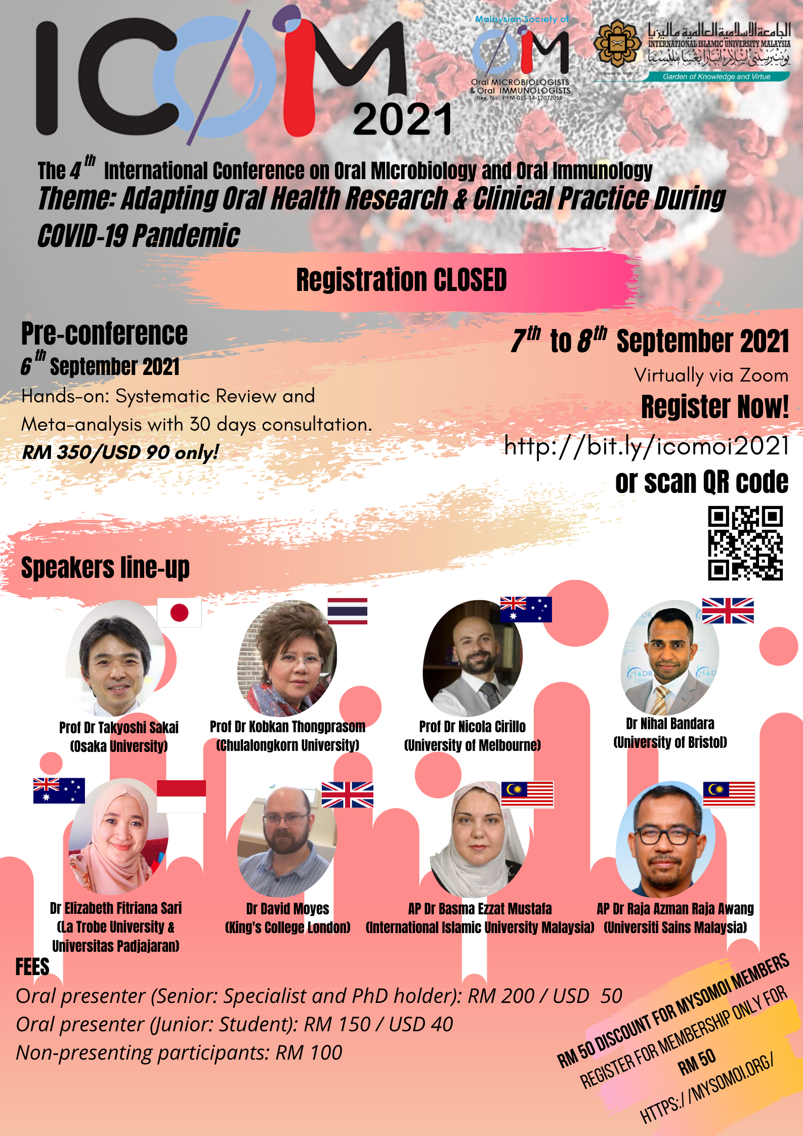 4th International Conference on Oral Microbiology and Oral Immunology