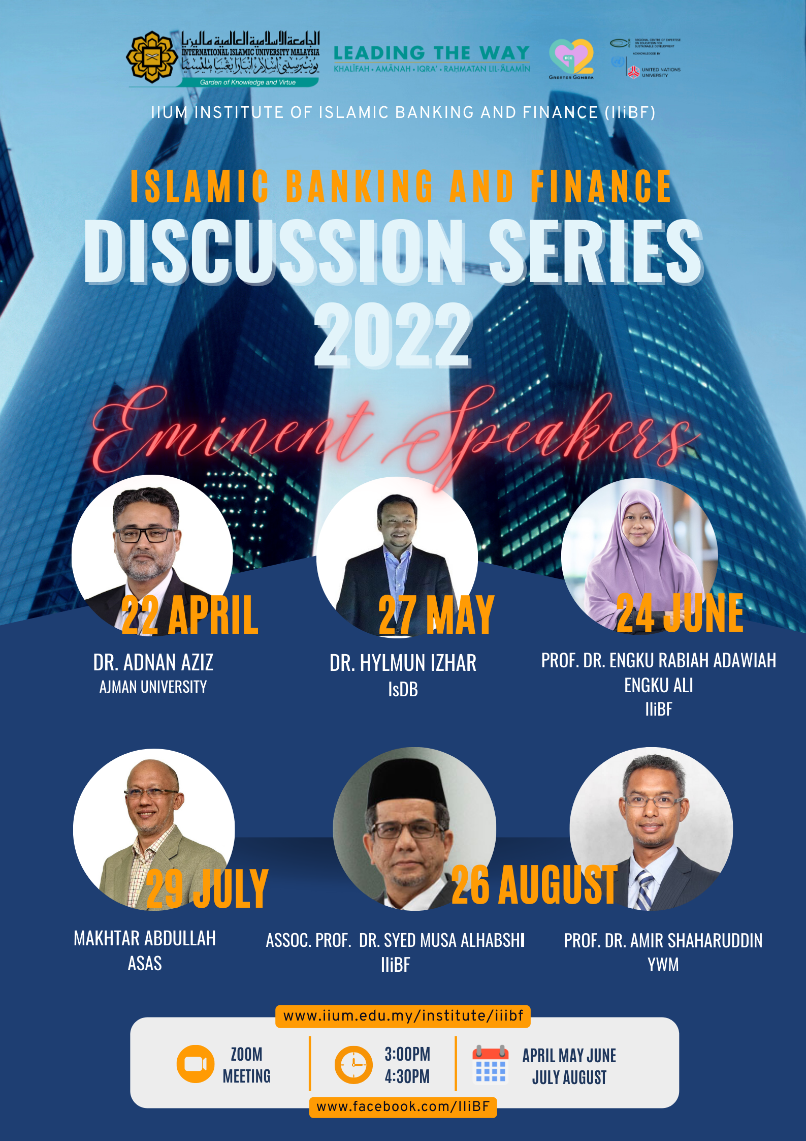Islamic Banking and Finance Discussion Series 2022 : April 2022 - August 2022