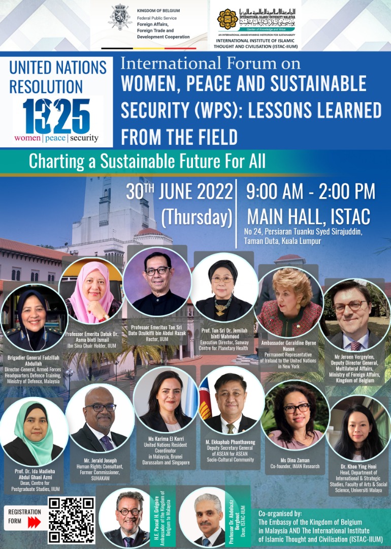 INTERNATIONAL FORUM ON WOMEN, PEACE AND SUSTAINABLE SECURITY 