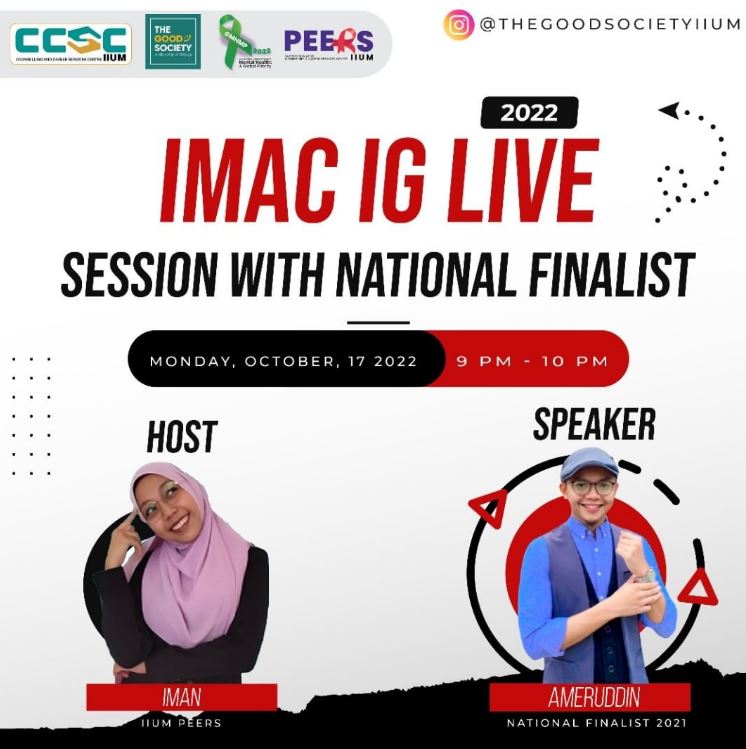  IMAC 2022 IG LIVE: SESSION WITH NATIONAL FINALIST IMAC 2021 