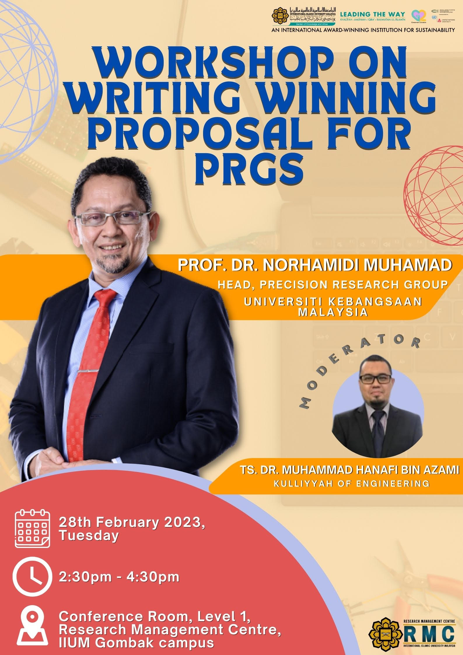 WORKSHOP ON WRITING WINNING PROPOSAL FOR PRGS