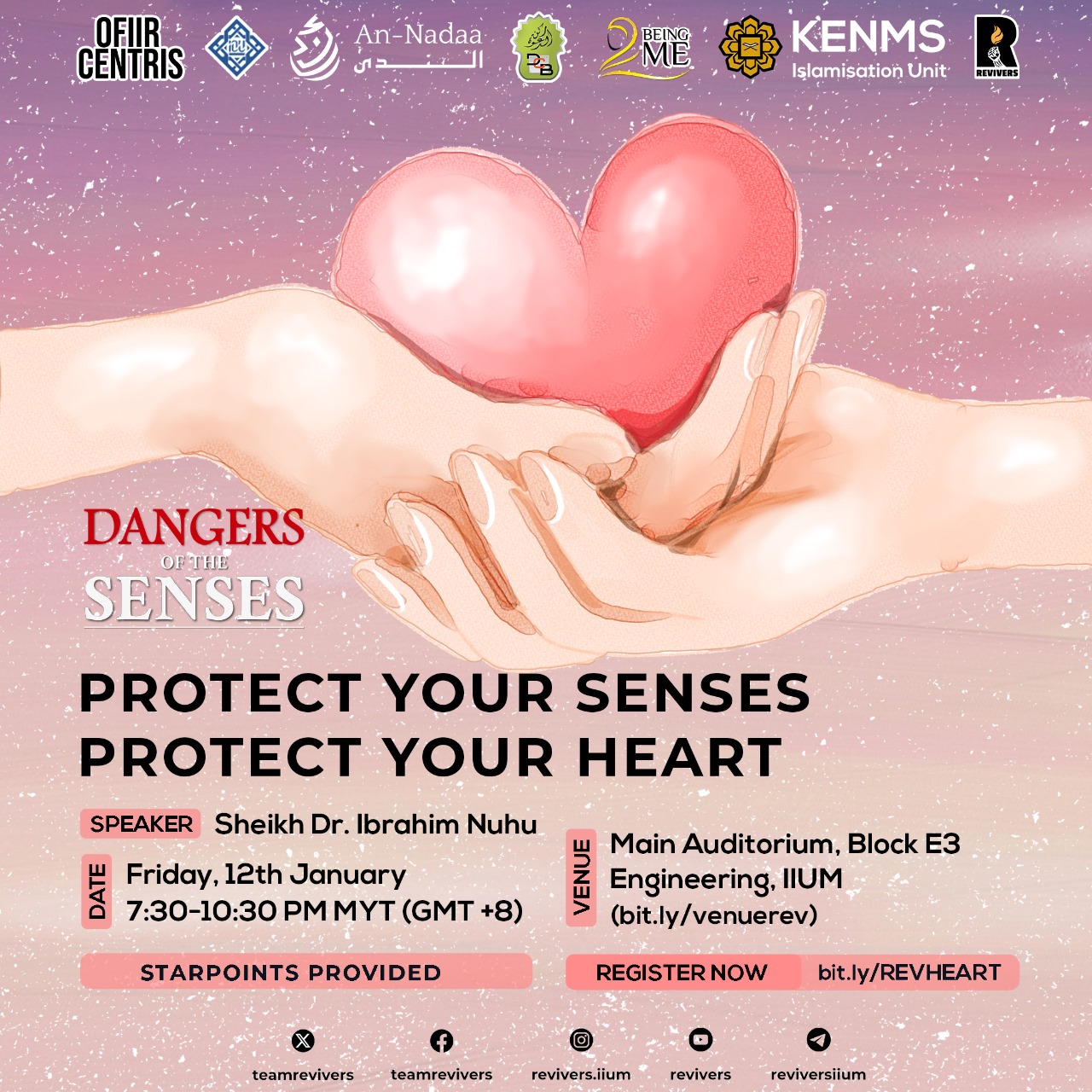 DANGERS OF THE SENSES( PROTECT YOUR SENSES  PROTECT YOUR HEART)
